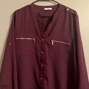 Ladies XL Calvin Klein Blouse - Like New/Never Worn